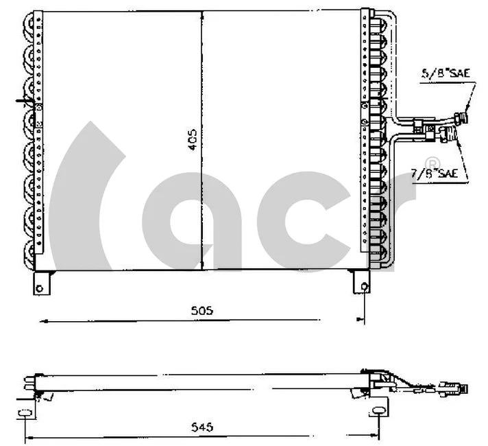 Condenser, air conditioning