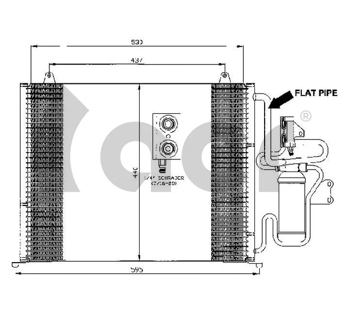 Condenser, air conditioning (300456)