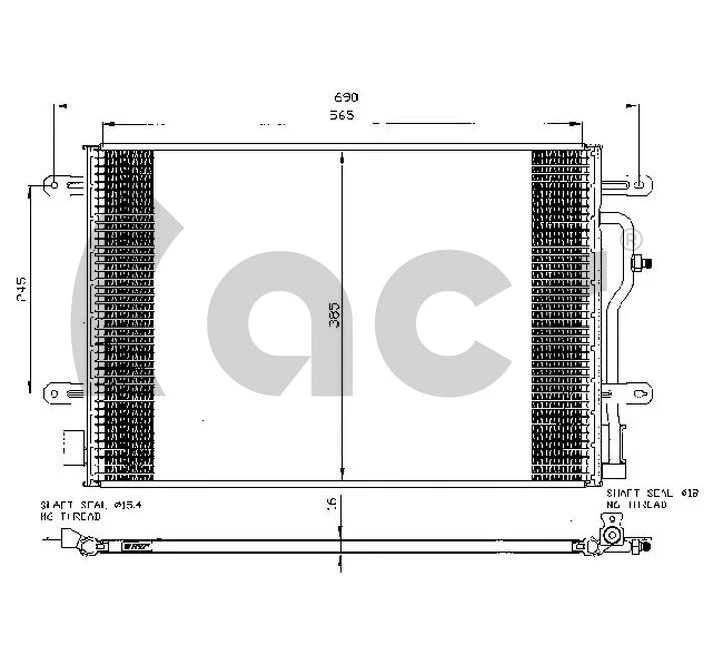 Condenser, air conditioning (300511)