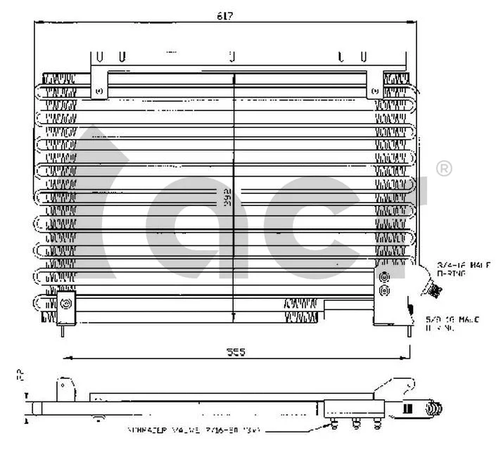 Condenser, air conditioning
