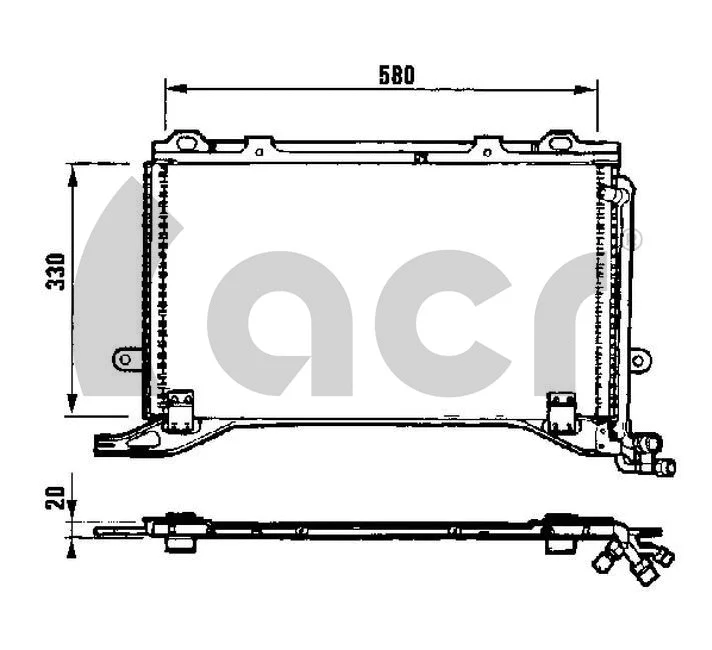 Condenser, air conditioning