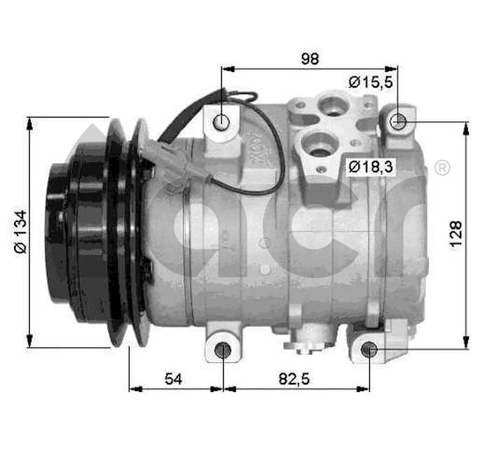 Compressor, air conditioning