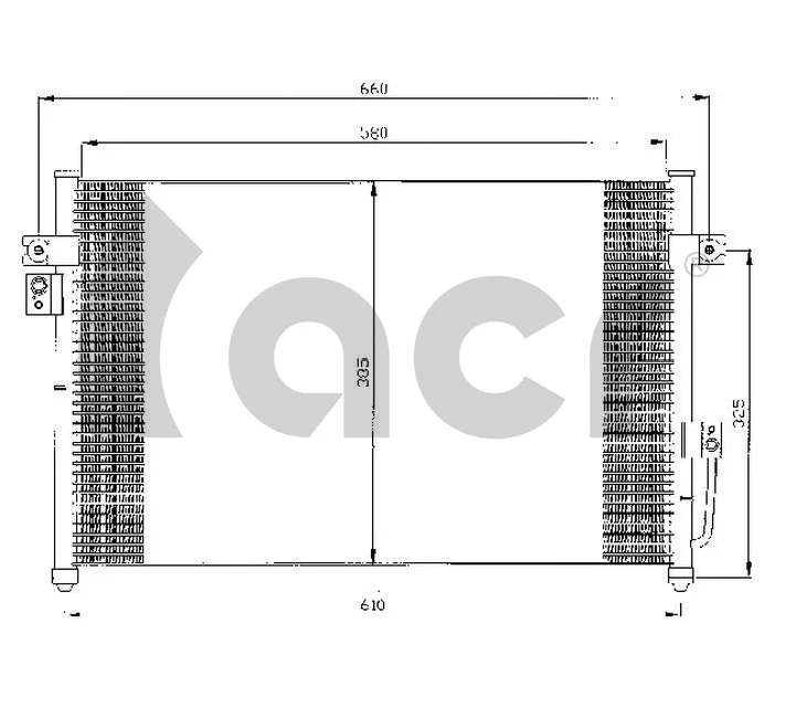 Condenser, air conditioning
