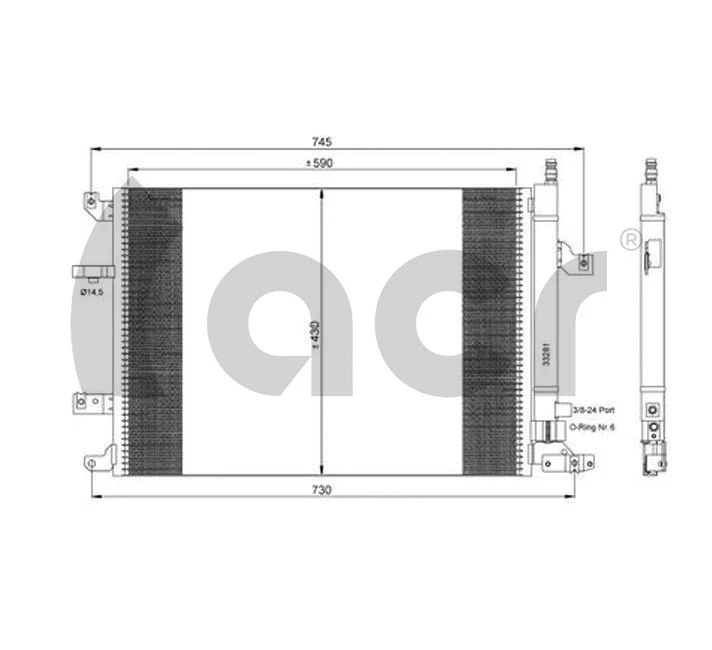Condenser, air conditioning