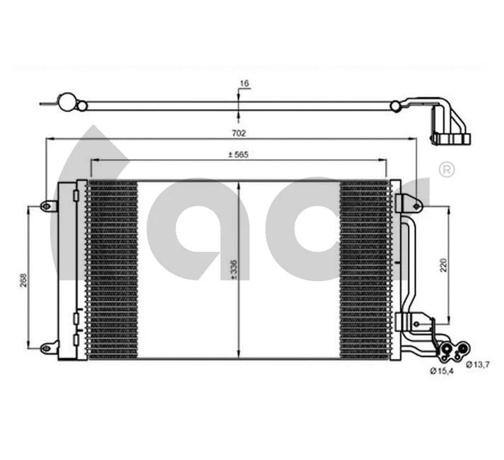 Condenser, air conditioning (300669)