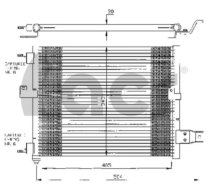 Condenser, air conditioning (300389)