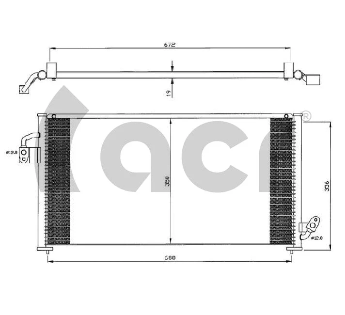Condenser, air conditioning (300570)