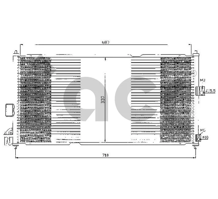 Condenser, air conditioning
