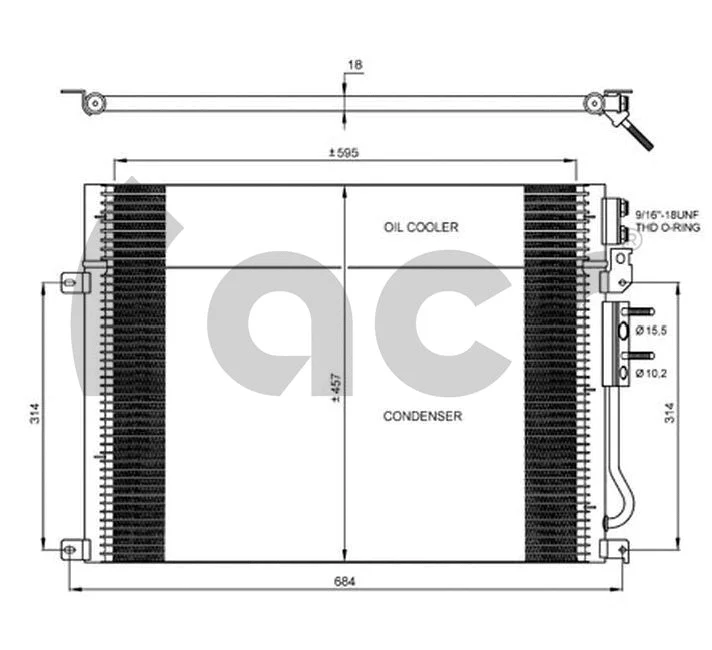 Condenser, air conditioning