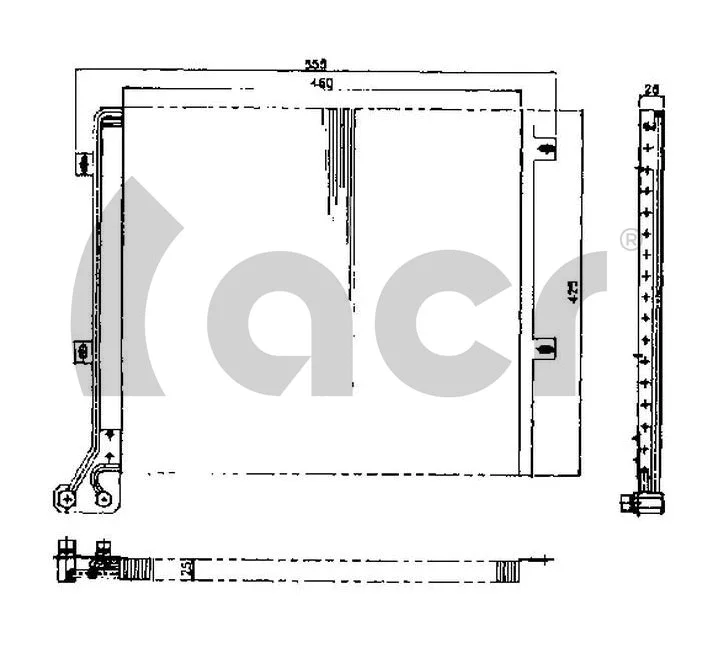 Condenser, air conditioning