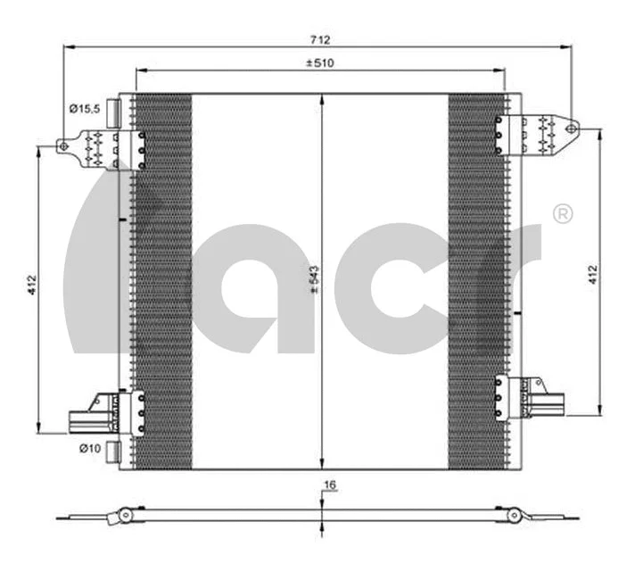 Condenser, air conditioning