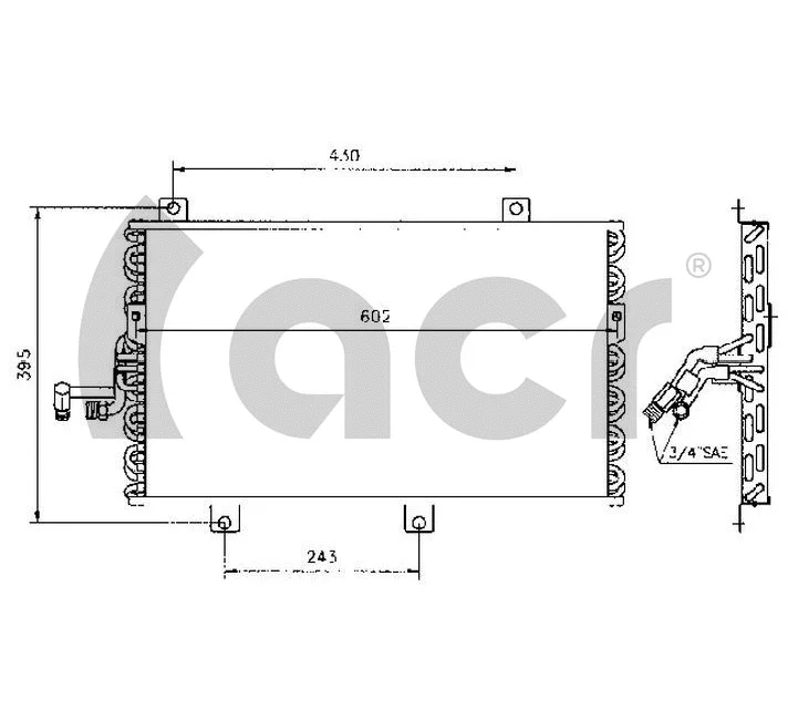 Condenser, air conditioning (300442)