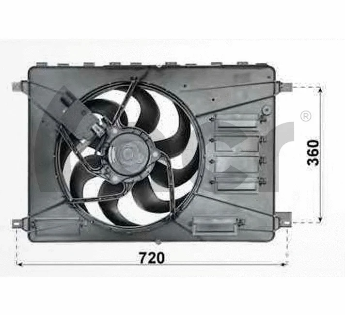 Fan, engine cooling (330313)
