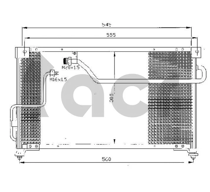 Condenser, air conditioning (300299)