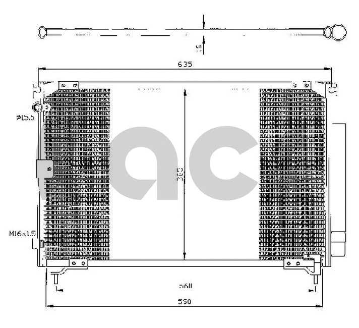 Condenser, air conditioning