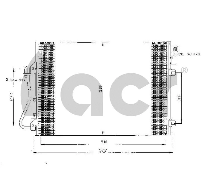 Condenser, air conditioning (300477)