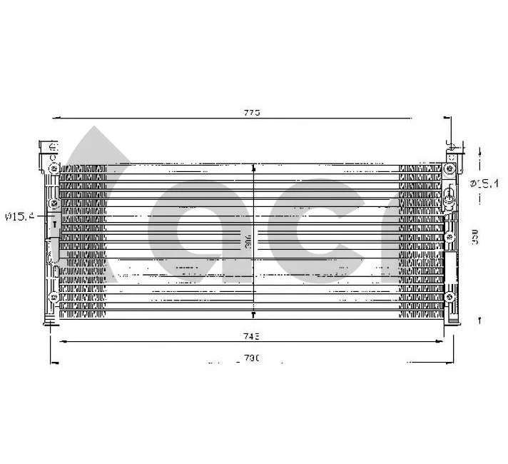 Condenser, air conditioning (300077)