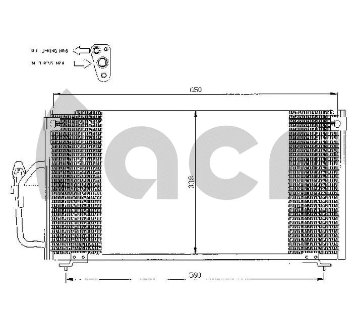 Condenser, air conditioning