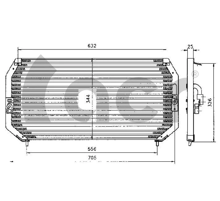 Condenser, air conditioning (300243)