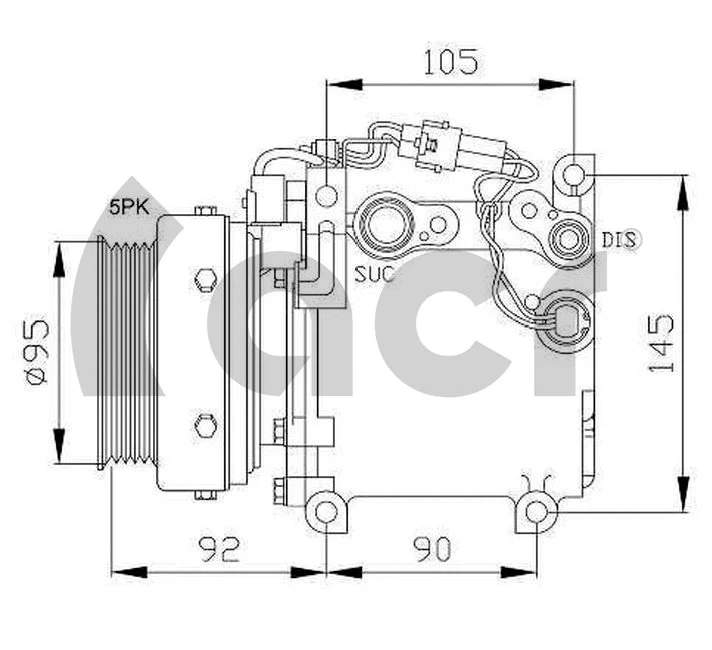 Compressor, air conditioning
