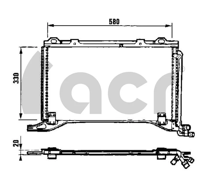 Condenser, air conditioning (300287)