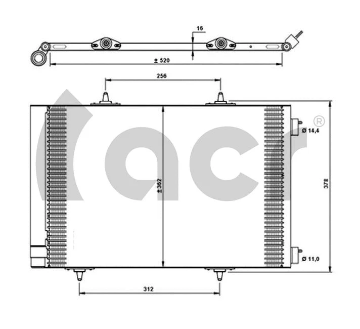 Condenser, air conditioning (300690)