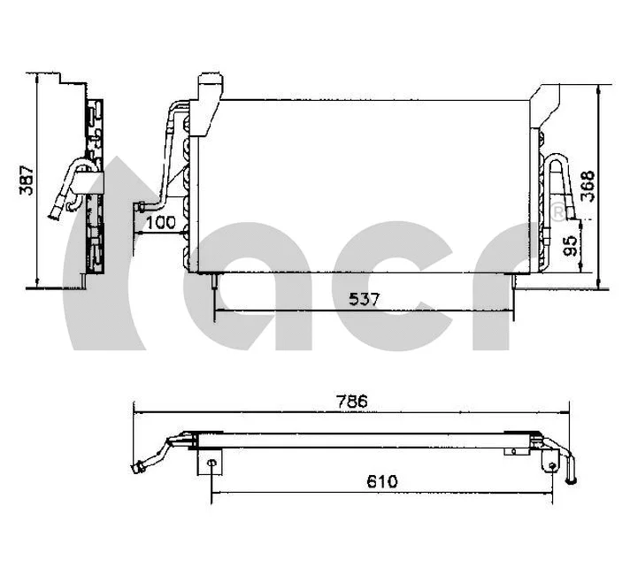 Condenser, air conditioning