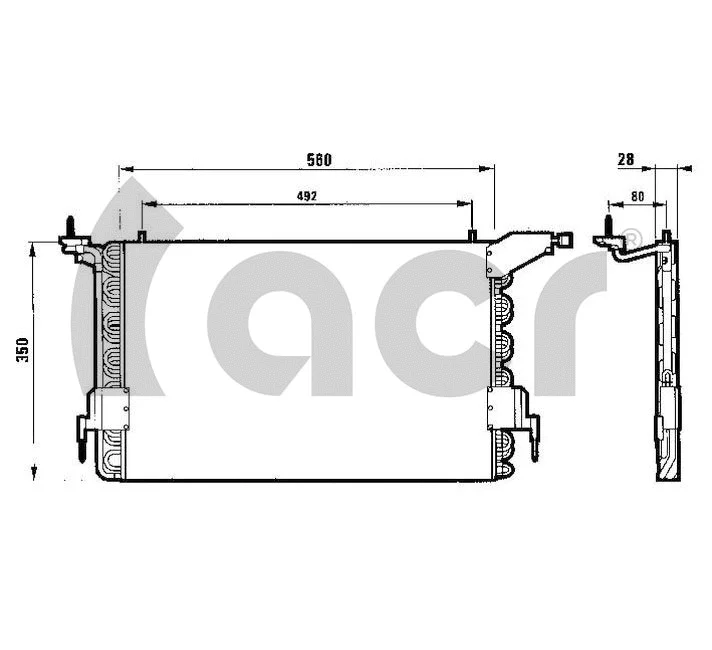 Condenser, air conditioning (300005)