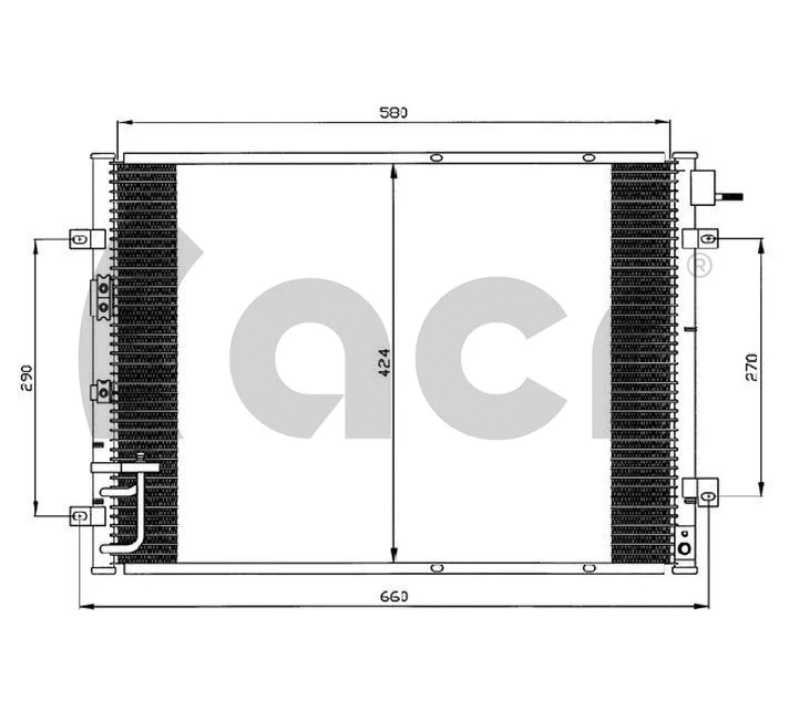 Condenser, air conditioning
