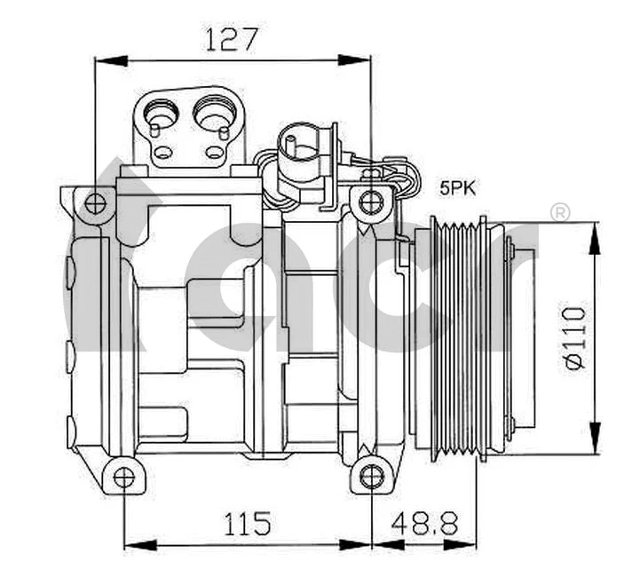 Compressor, air conditioning