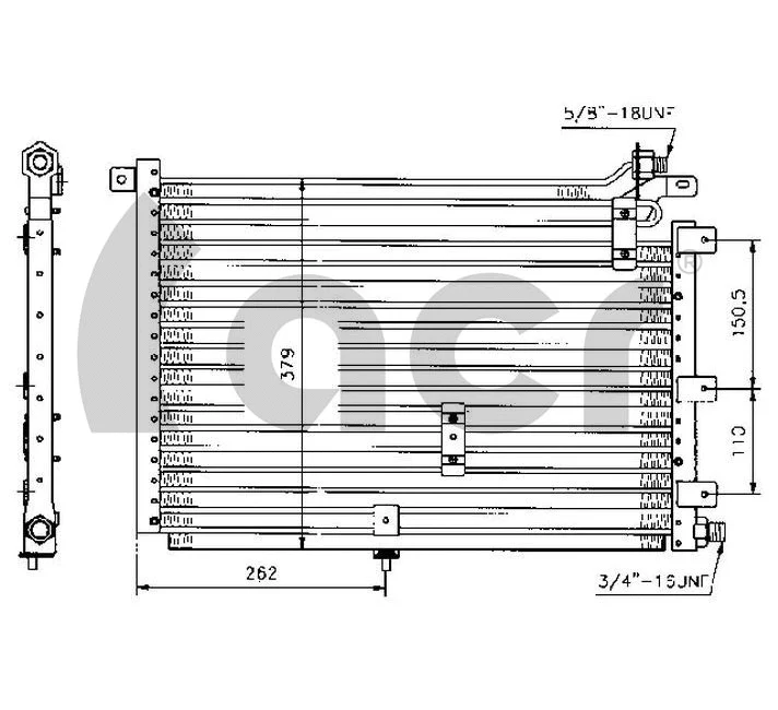 Condenser, air conditioning (300265)