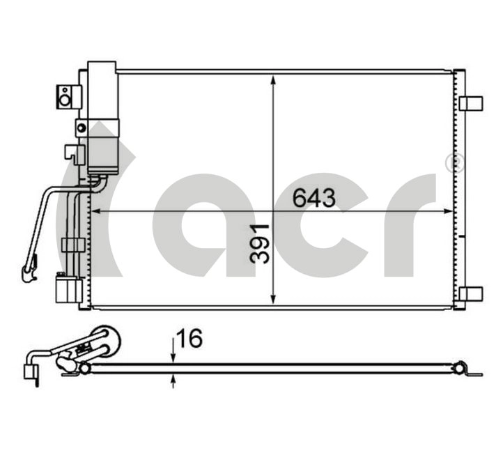 Condenser, air conditioning