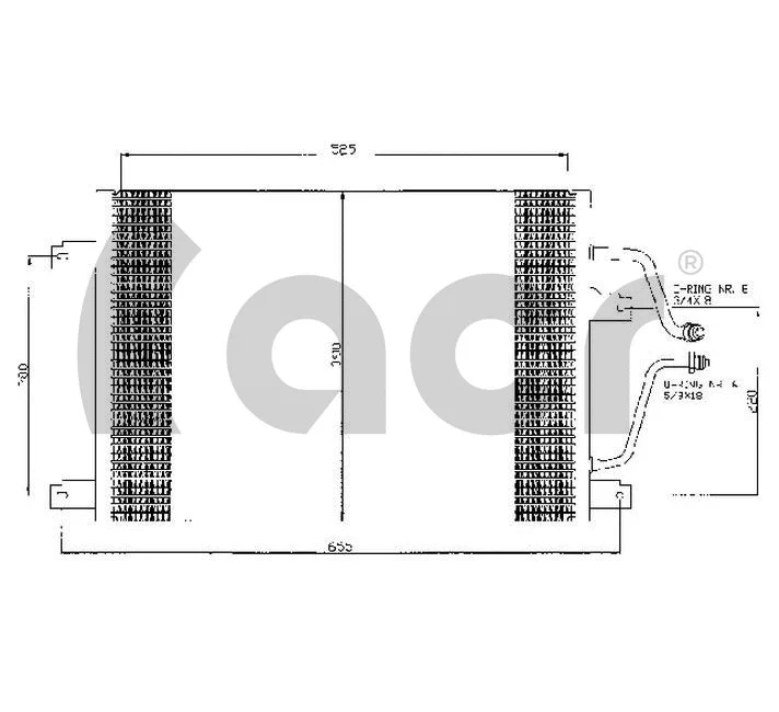 Condenser, air conditioning (300344)