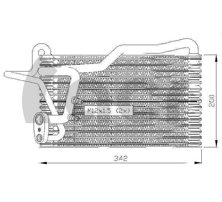 Evaporator, air conditioning (310021)