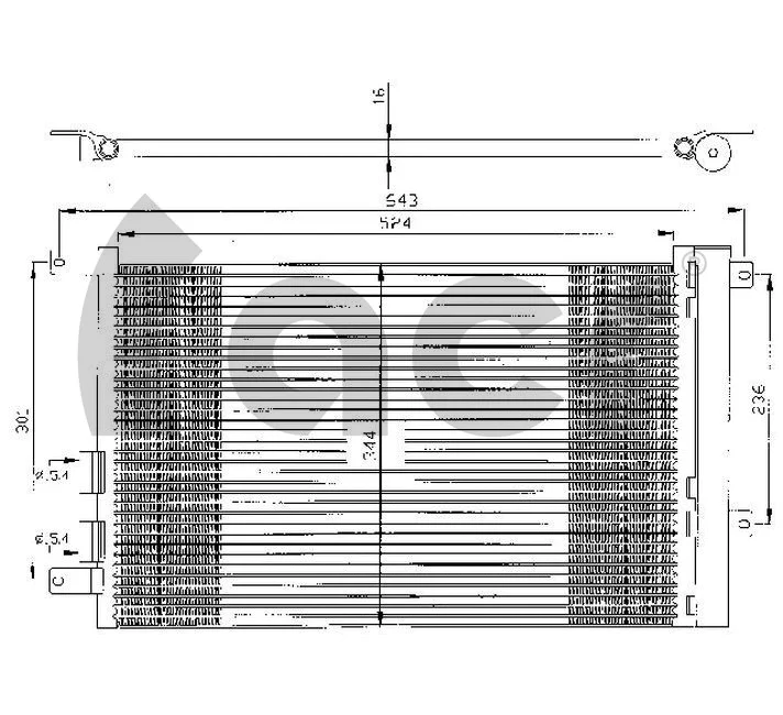 Condenser, air conditioning