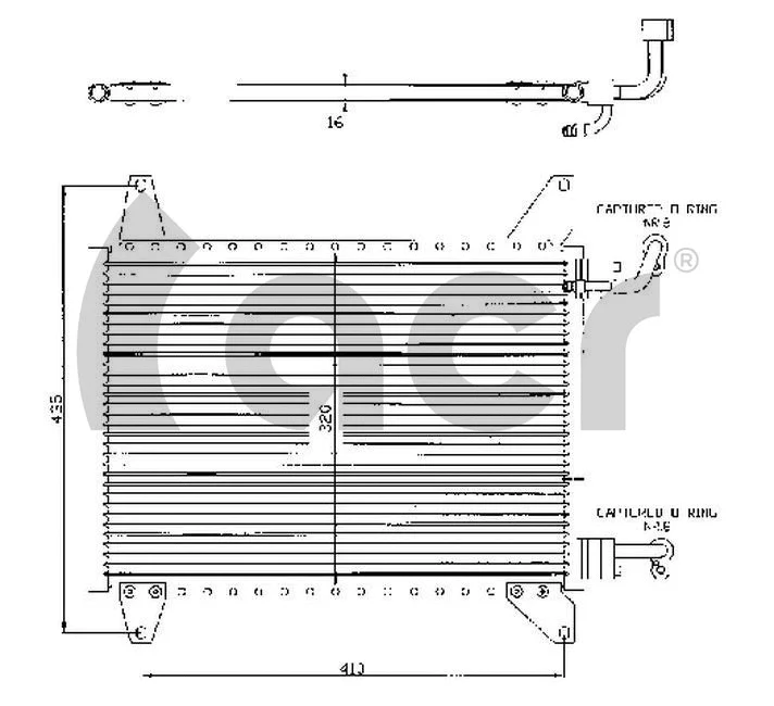 Condenser, air conditioning (300391)
