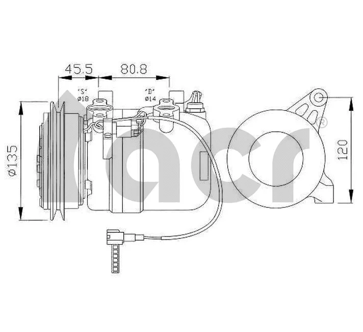 Compressor, air conditioning