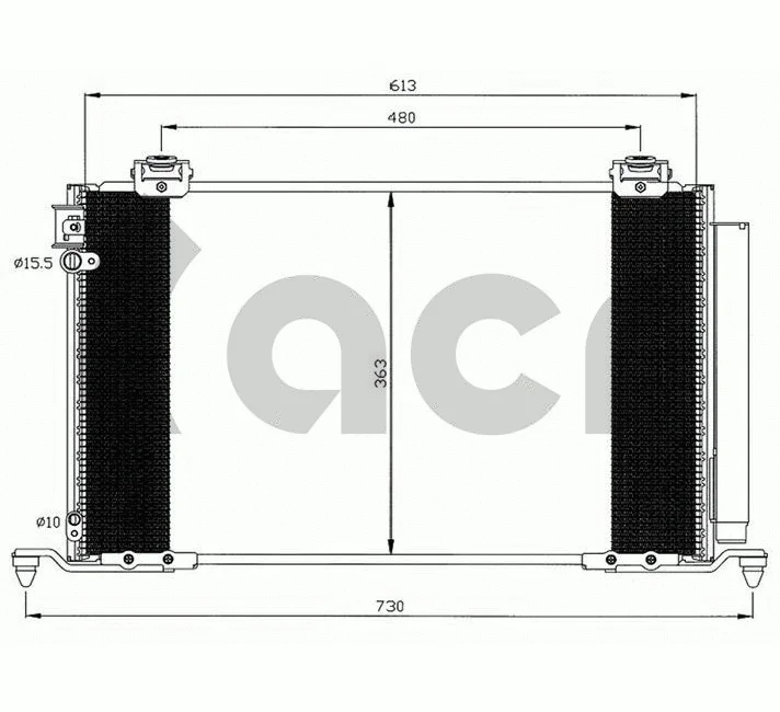 Condenser, air conditioning (300628)