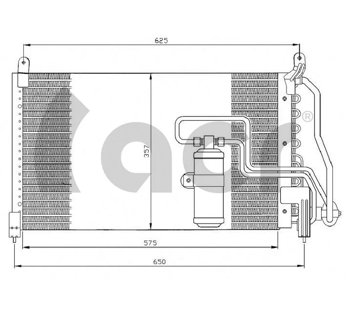 Condenser, air conditioning
