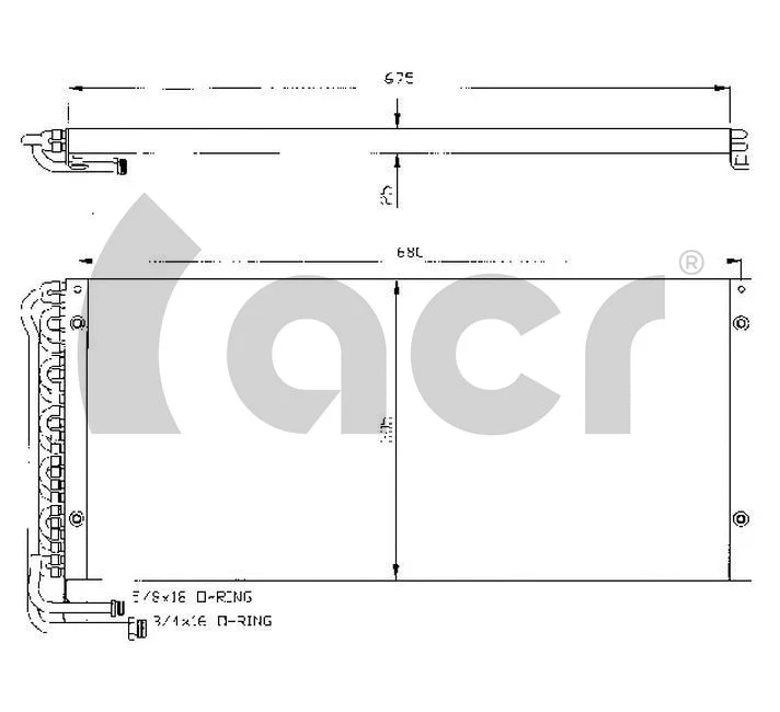 Condenser, air conditioning