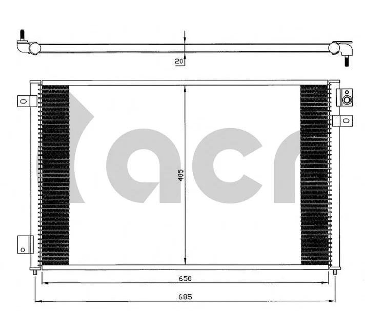 Condenser, air conditioning (300067)