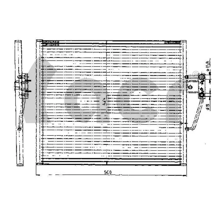 Condenser, air conditioning (300175)