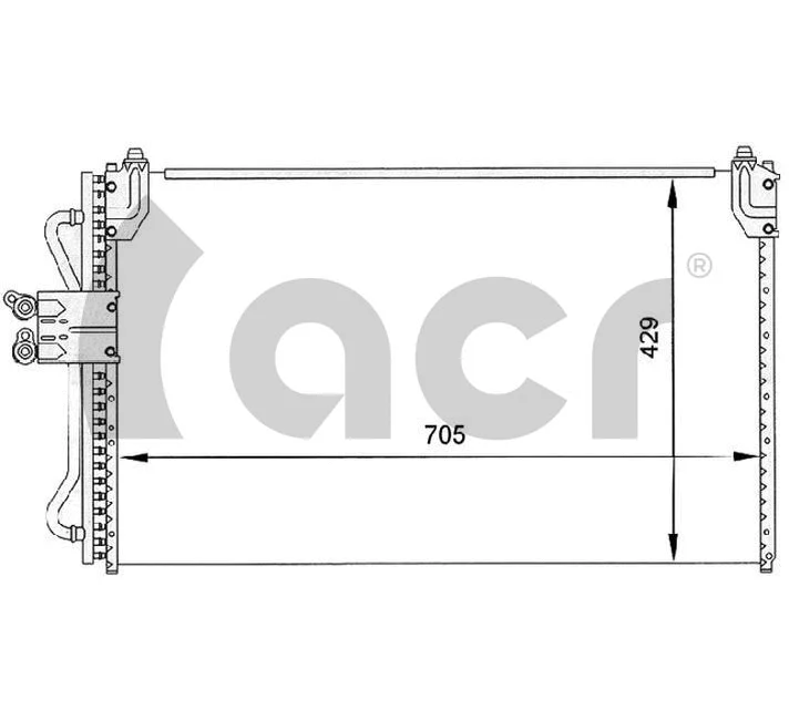 Condenser, air conditioning (300068)