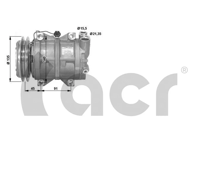 Compressor, air conditioning (134712)
