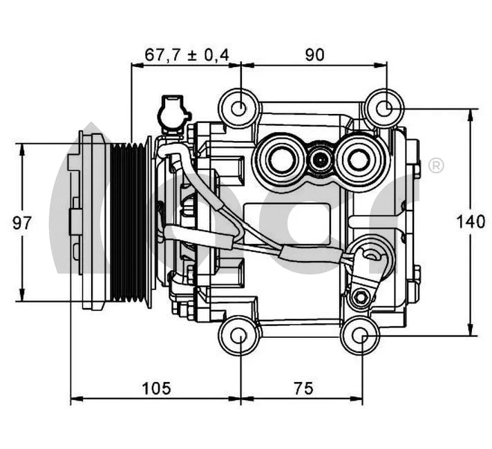 Compressor, air conditioning