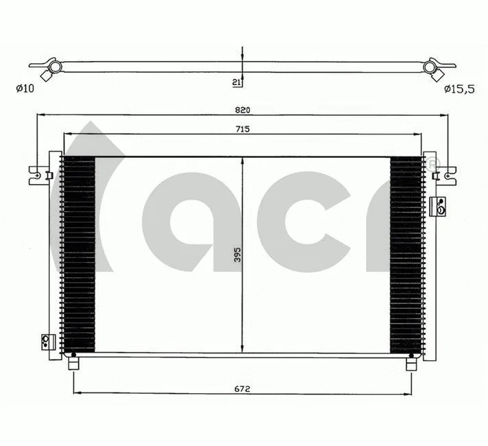 Condenser, air conditioning (300615)