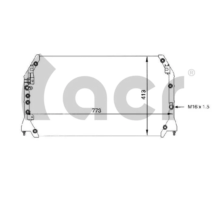 Condenser, air conditioning (300075)