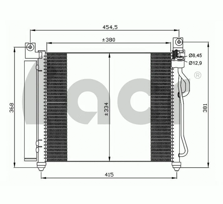 Condenser, air conditioning (300611)