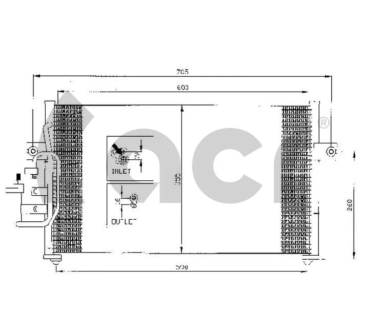 Condenser, air conditioning
