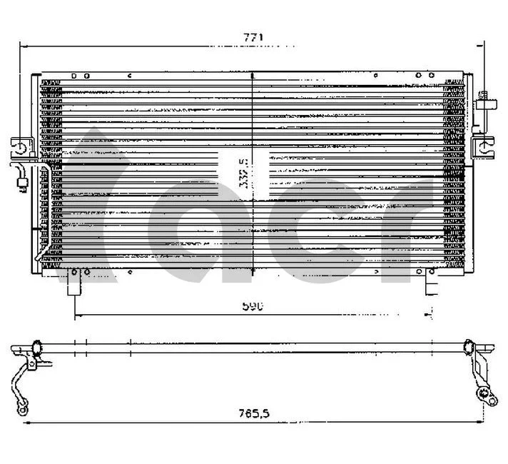 Condenser, air conditioning
